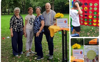 Spielstation der Seniorenlotsen am Badesee