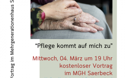 Vortrag: „Pflege kommt auf mich zu“