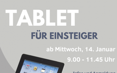 Tablet-Kurs für Einsteiger