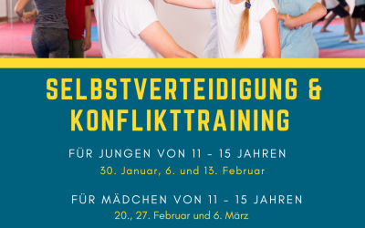 Selbstverteidigungs- und Konflikttraining für Jugendliche