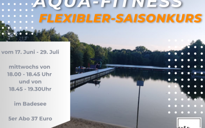 Aqua-Fitness im Badesee