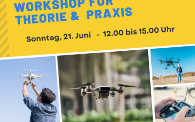 Workshop „Drohnenfliegen für Theorie & Praxis“
