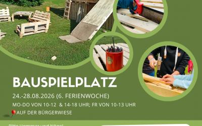 Bauspielplatz Saerbeck 2026