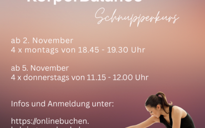 Schnupperkurs KörperBalance