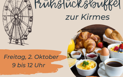 Kirmes-Frühstück im Café Vierjahreszeiten